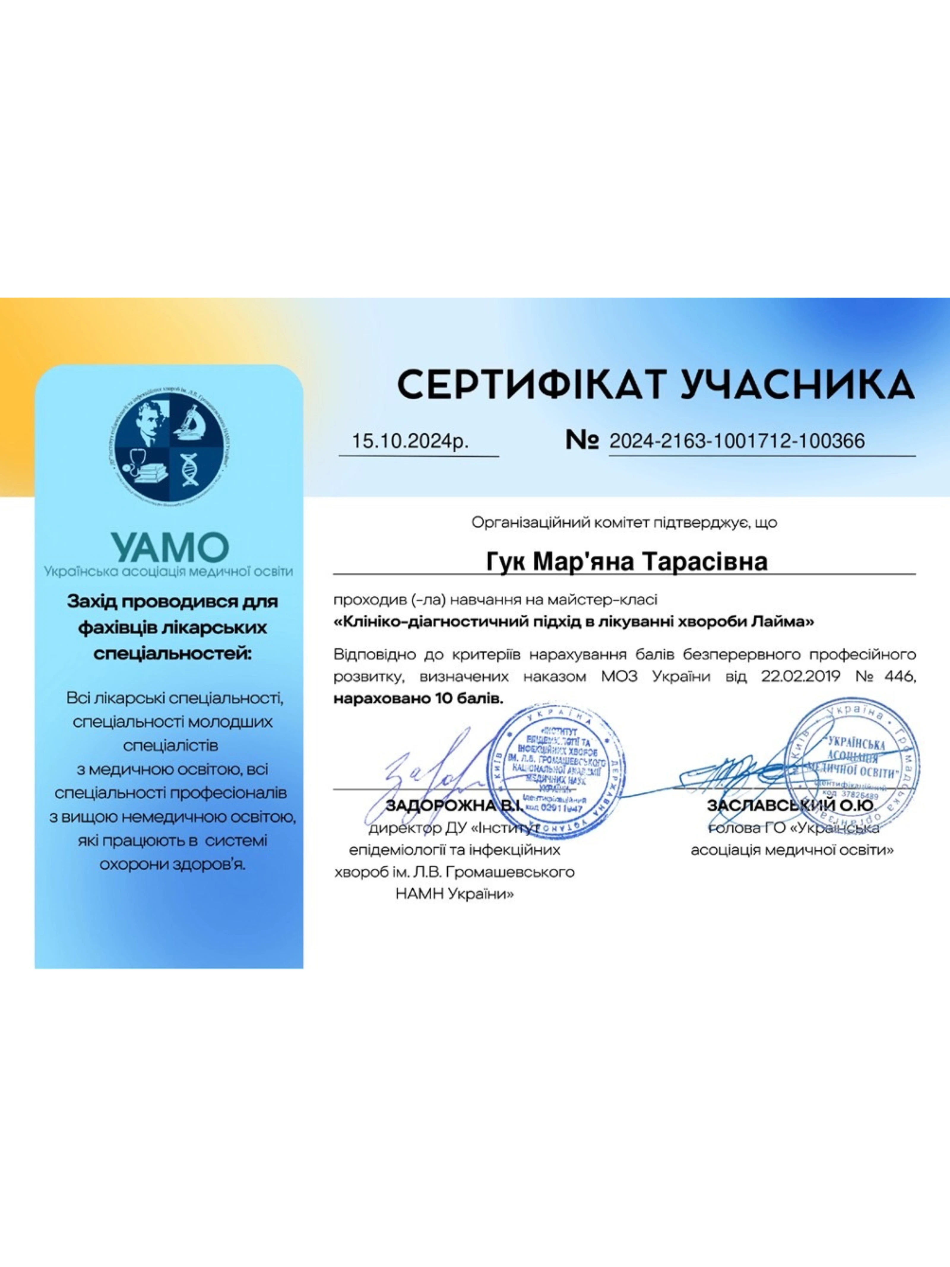Гук Марʼяна Тарасівна