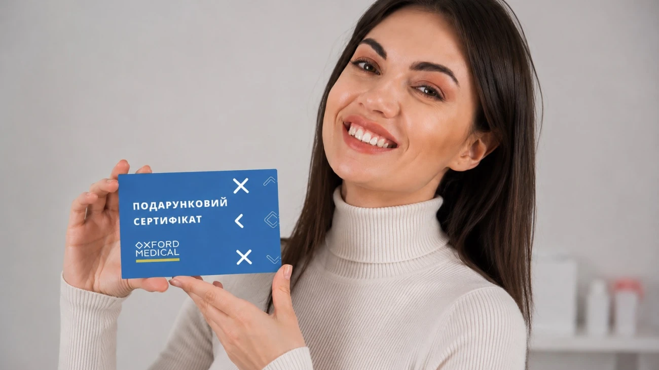 Сертифікати на послуги «Оксфорд Медікал»