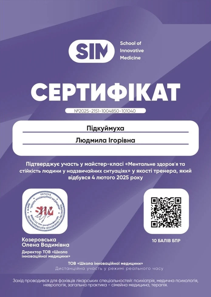 Підкуймуха Людмила Ігорівна