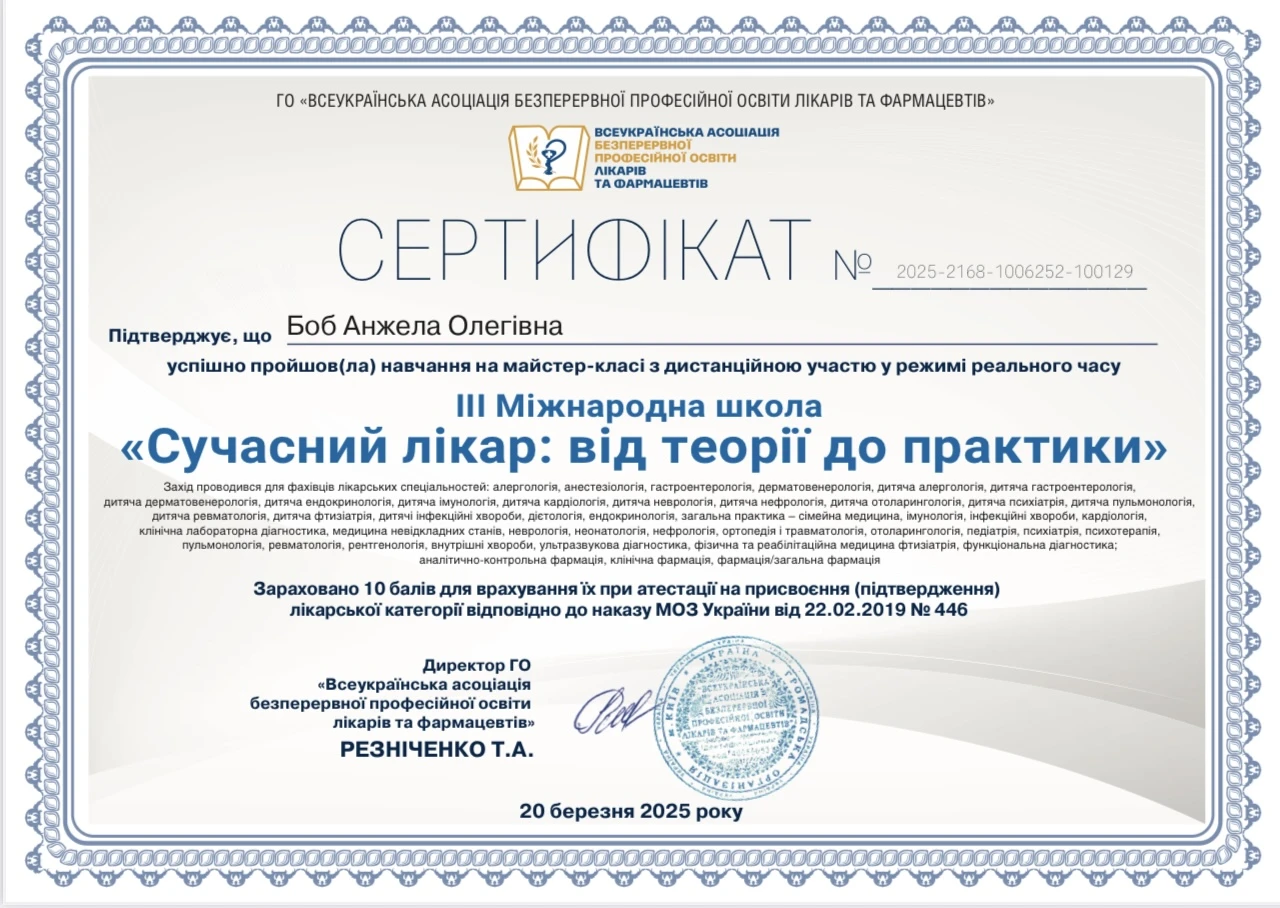 Боб Анжела Олегівна