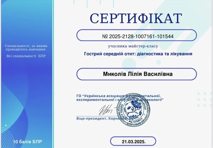 Миколів Лілія Василівна
